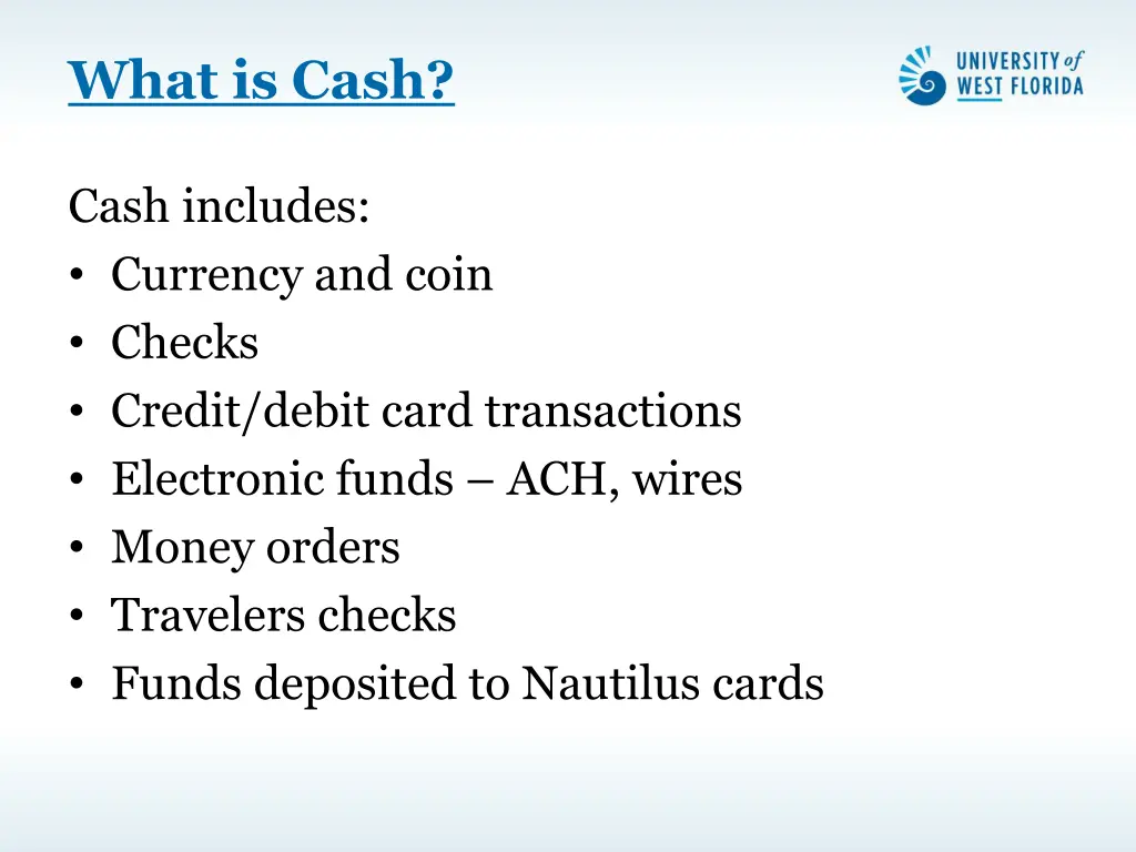 what is cash