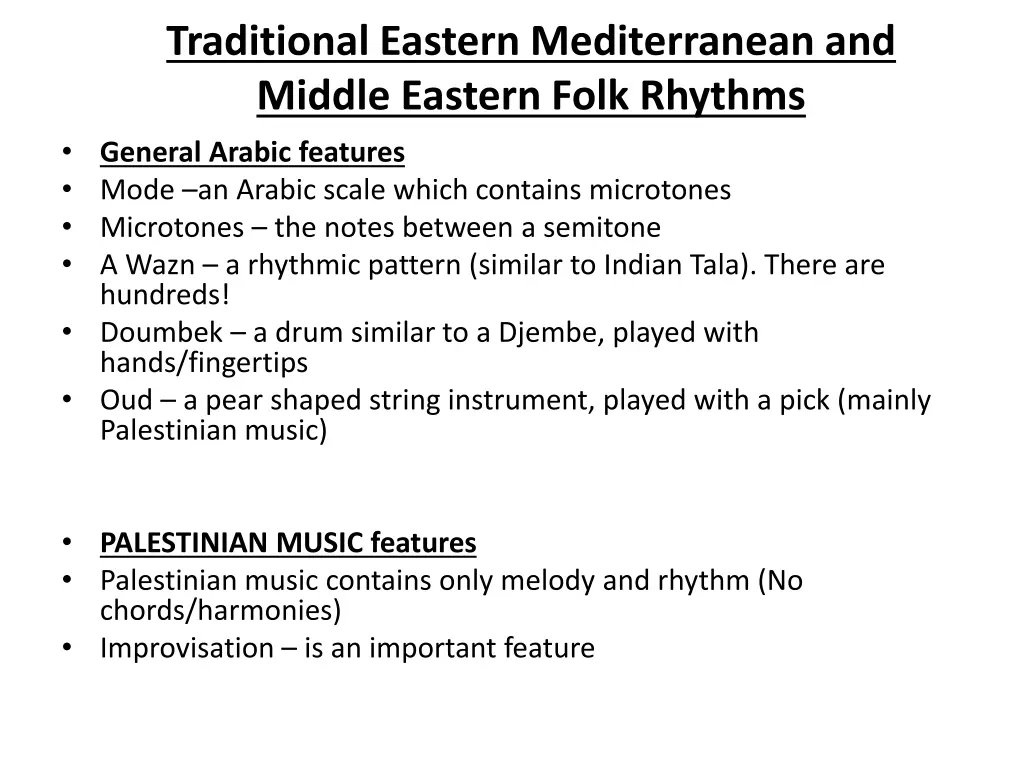 traditional eastern mediterranean and middle