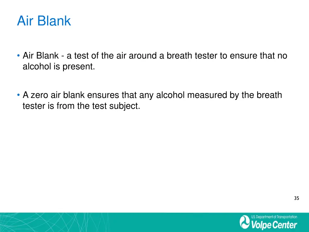 air blank