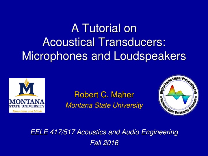 a tutorial on acoustical transducers microphones