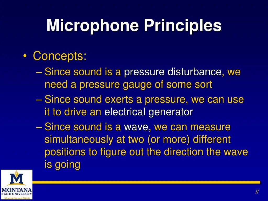 microphone principles