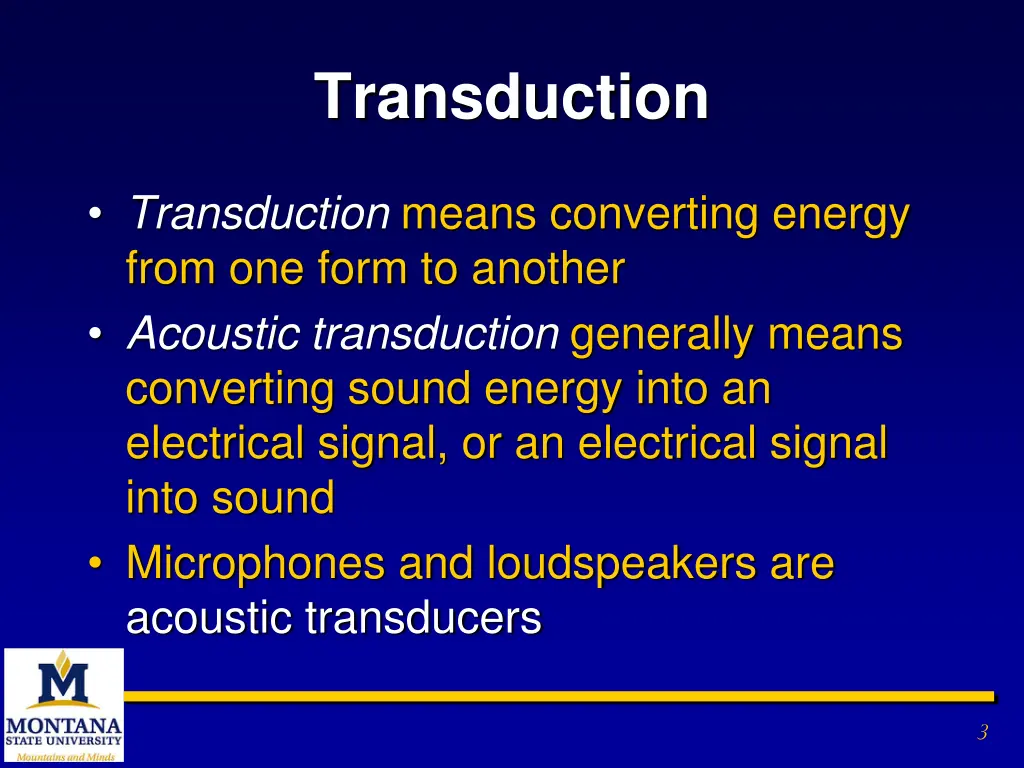 transduction