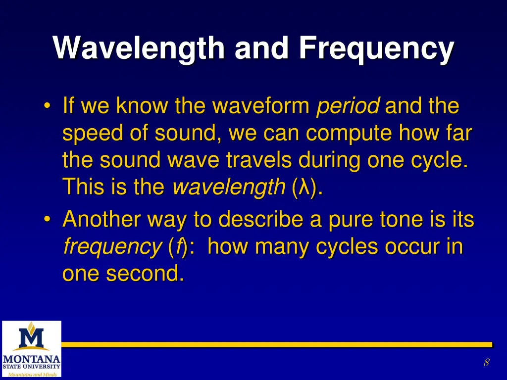 wavelength and frequency