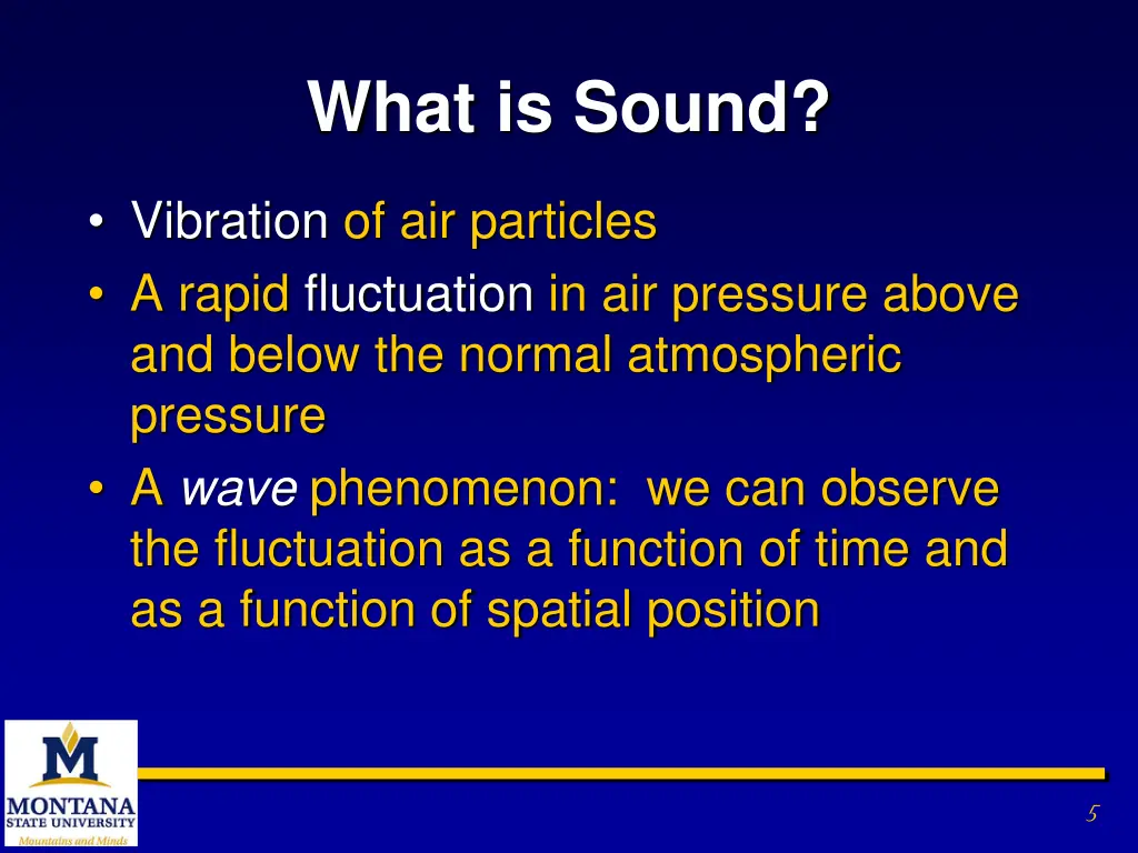 what is sound