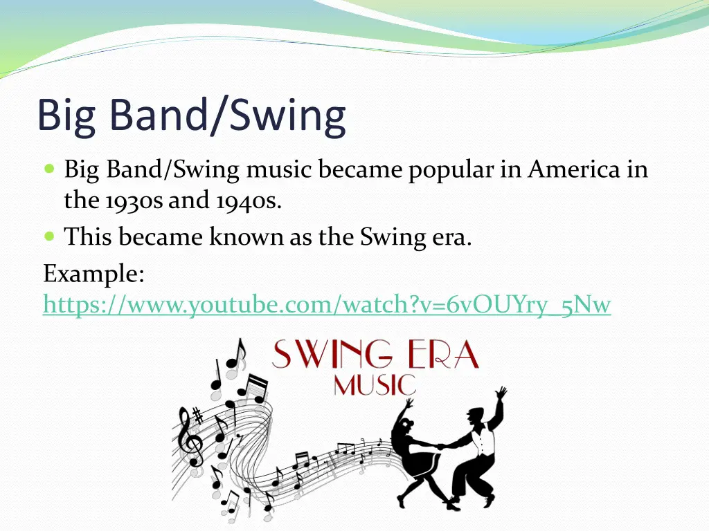 big band swing