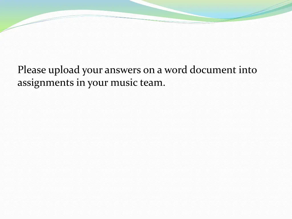 please upload your answers on a word document