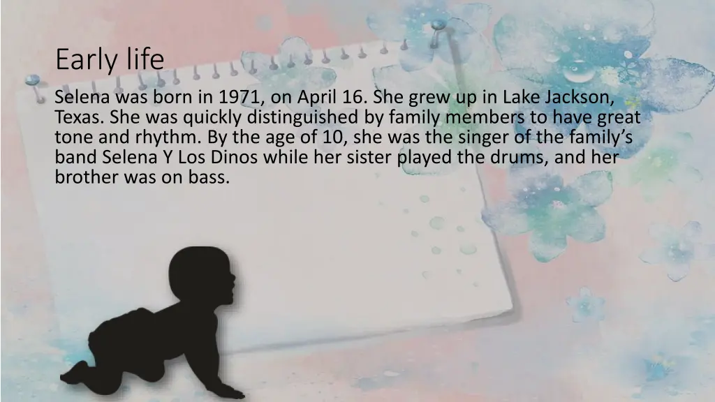 early life selena was born in 1971 on april