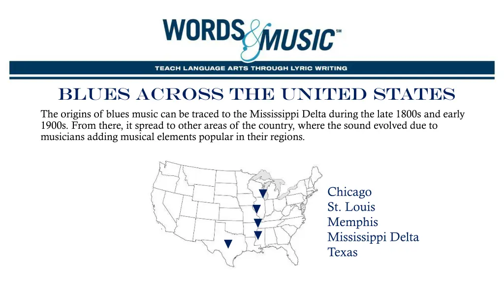 blues across the united states the origins