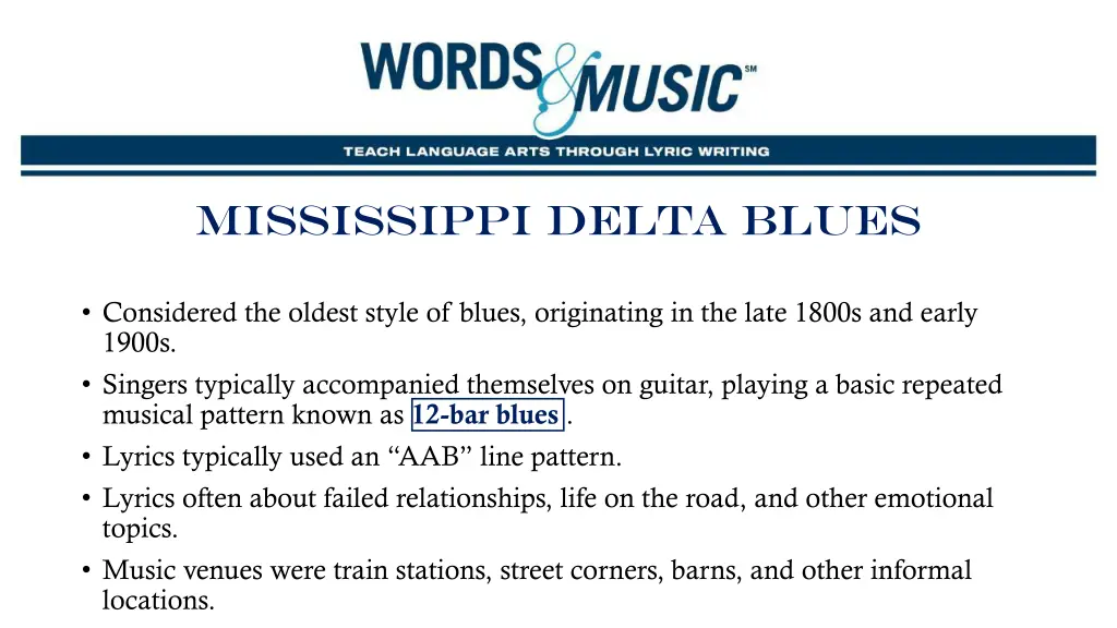 mississippi delta blues