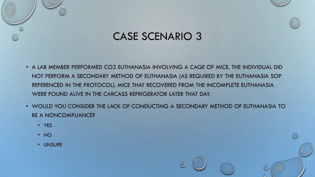 case scenario 3