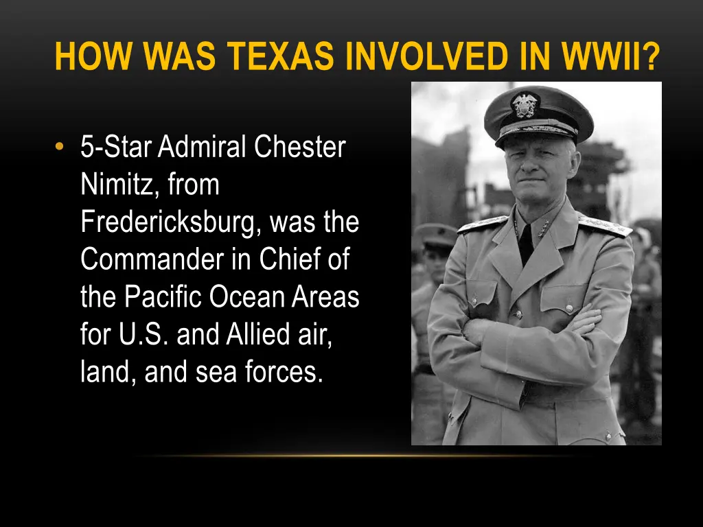 how was texas involved in wwii 1