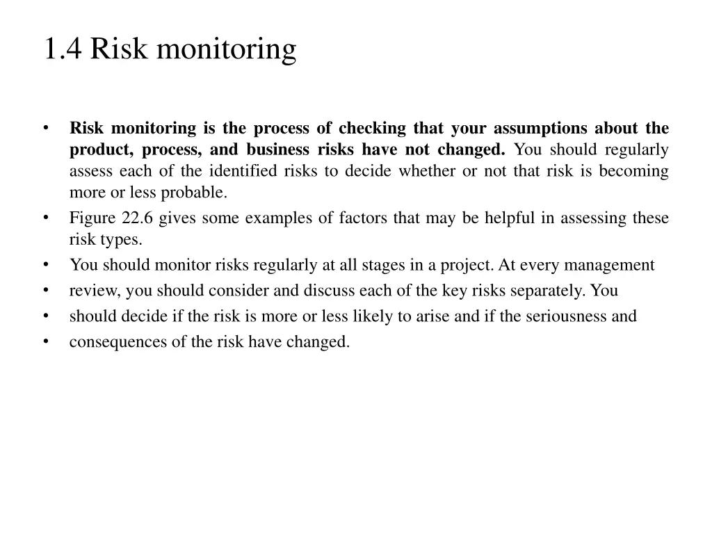 1 4 risk monitoring