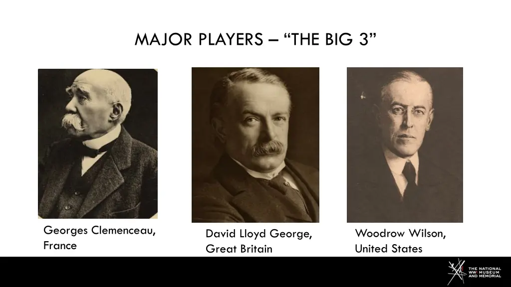 major players the big 3