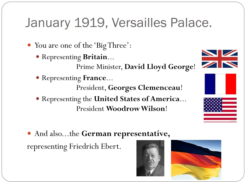 january 1919 versailles palace