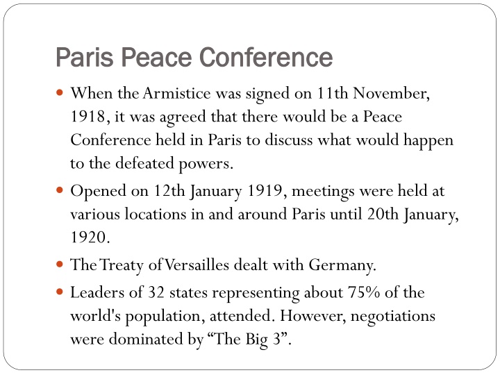 paris peace conference paris peace conference