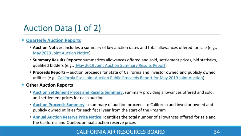 auction data 1 of 2