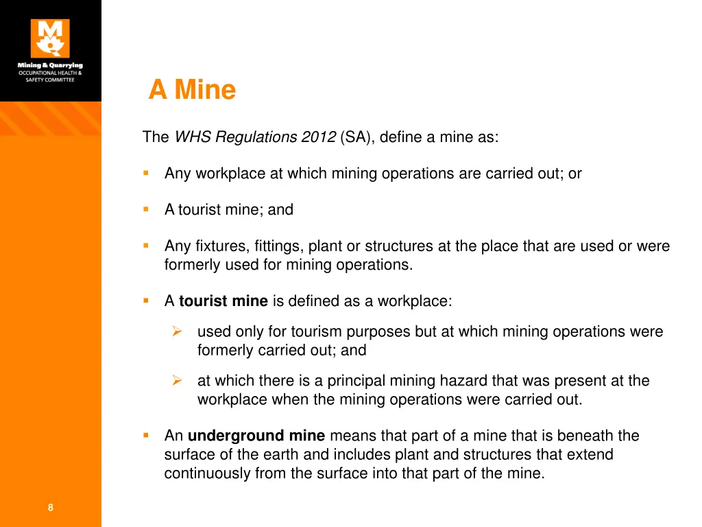 a mine