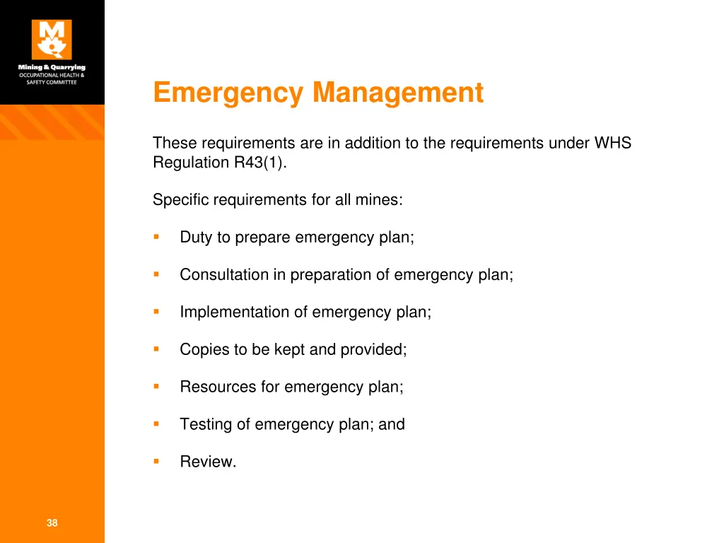 emergency management