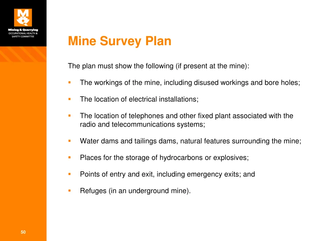 mine survey plan 1