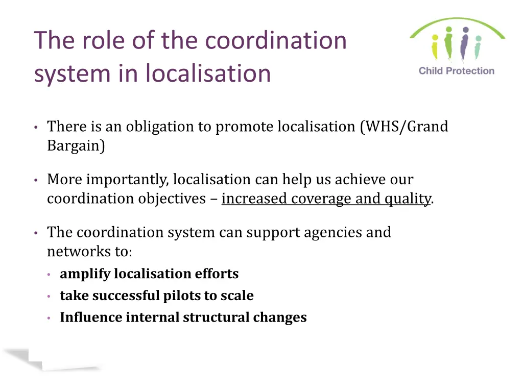 the role of the coordination system