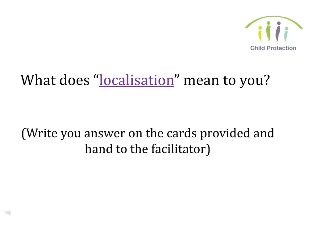 what does localisation mean to you