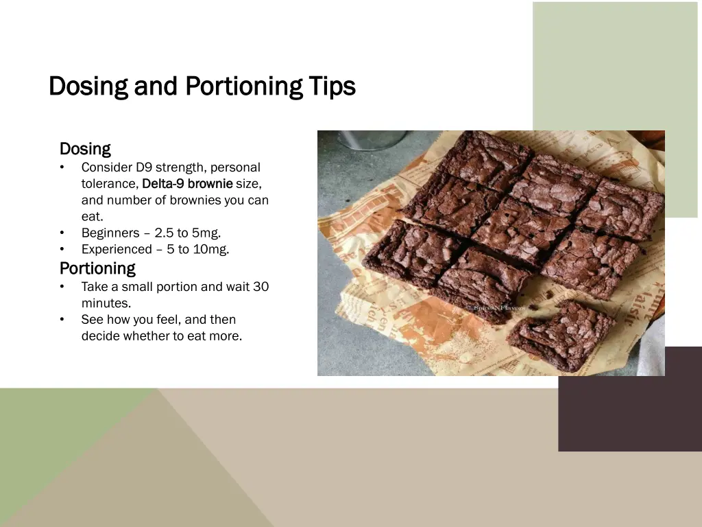 dosing and portioning tips dosing and portioning