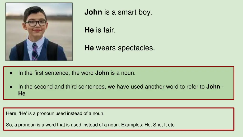 john is a smart boy