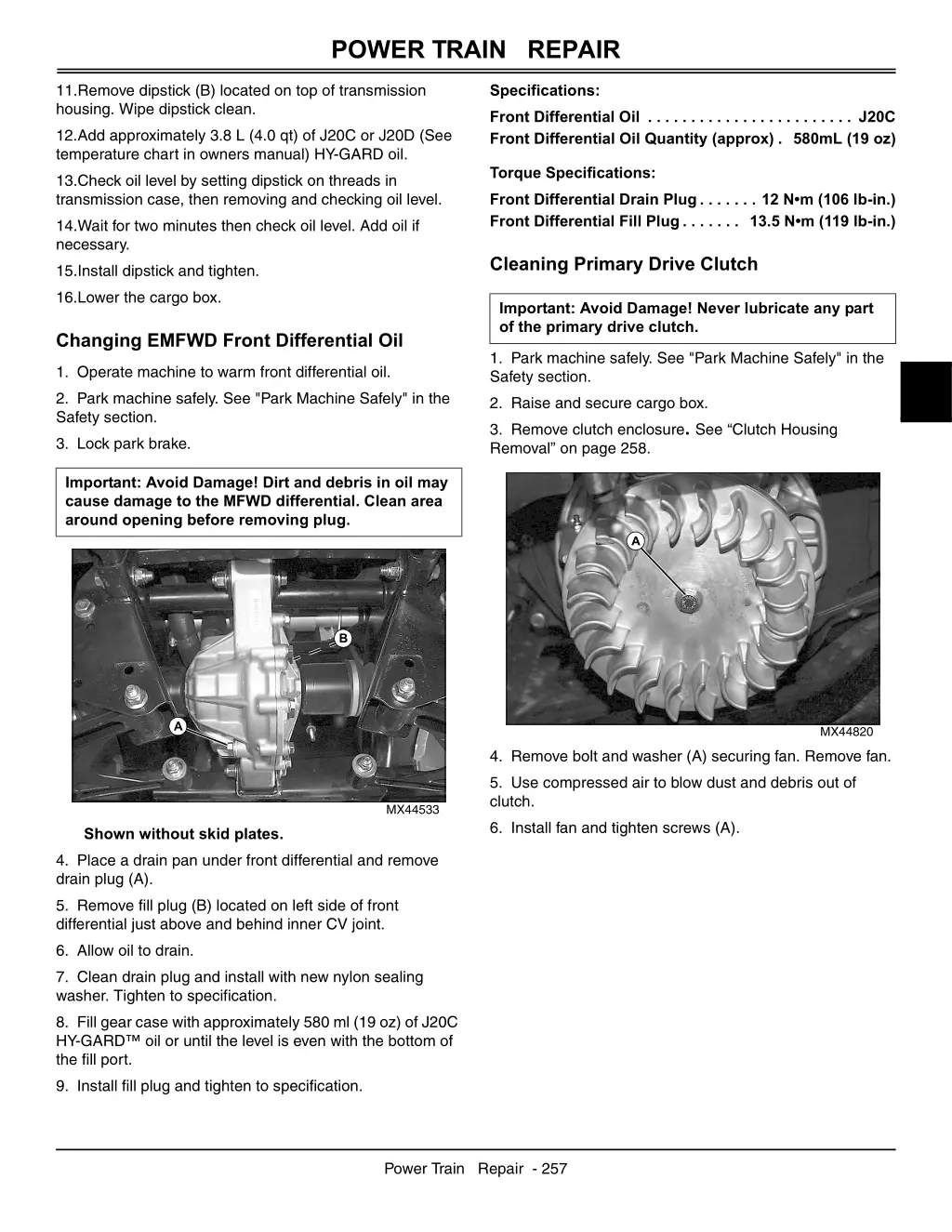 power train repair 1