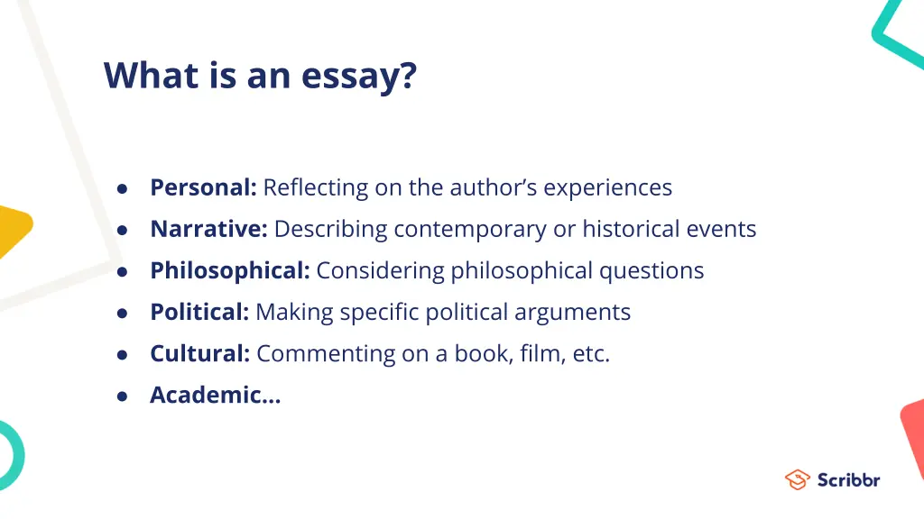 what is an essay