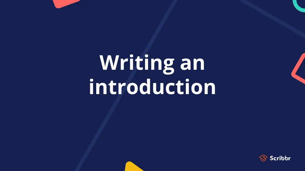 writing an introduction