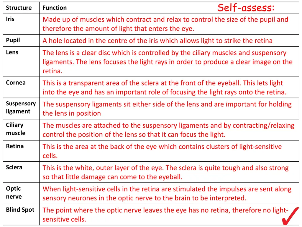 self assess