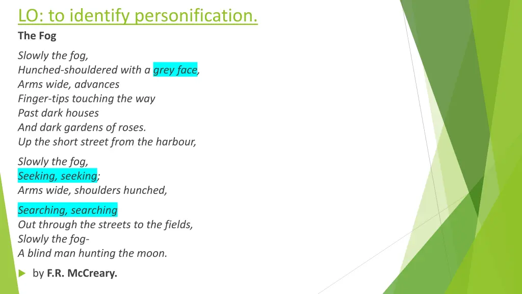 lo to identify personification 3