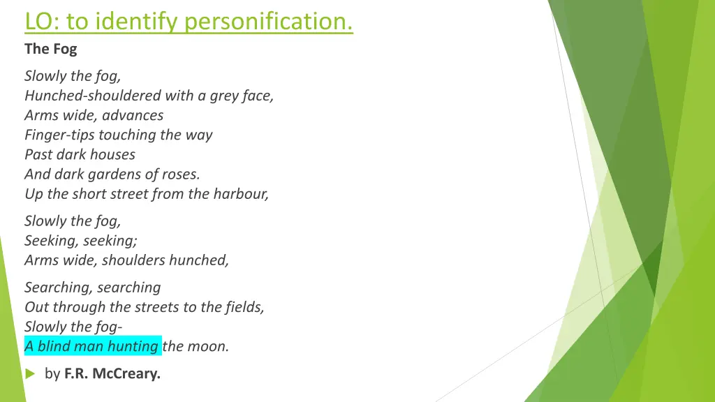 lo to identify personification 5