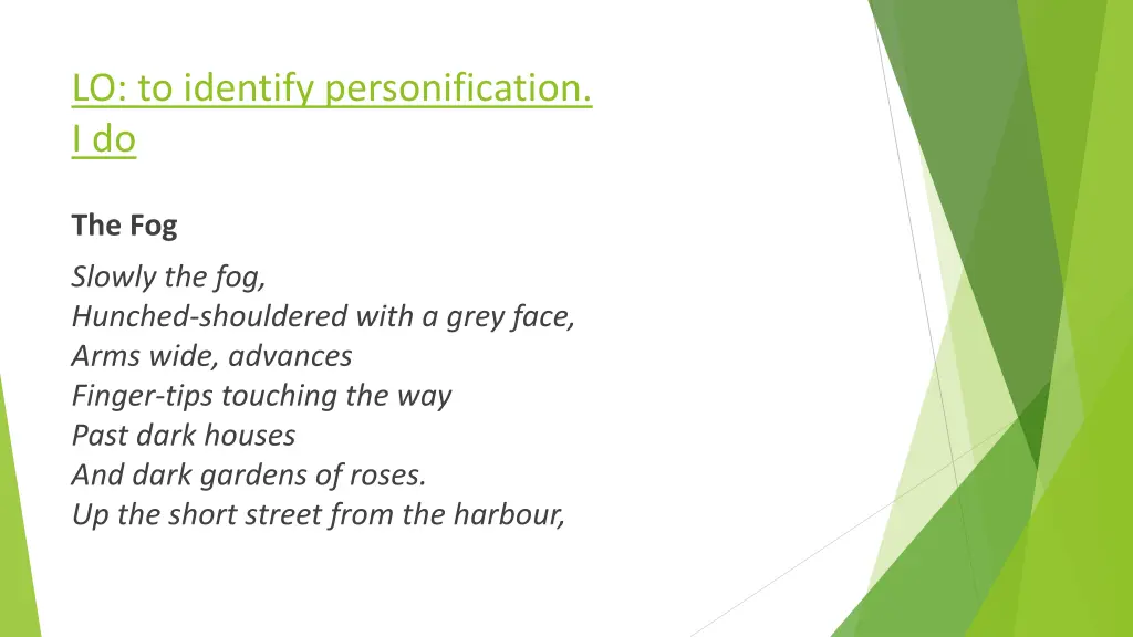 lo to identify personification i do