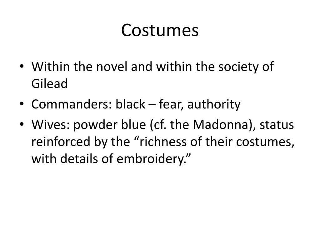 costumes 1