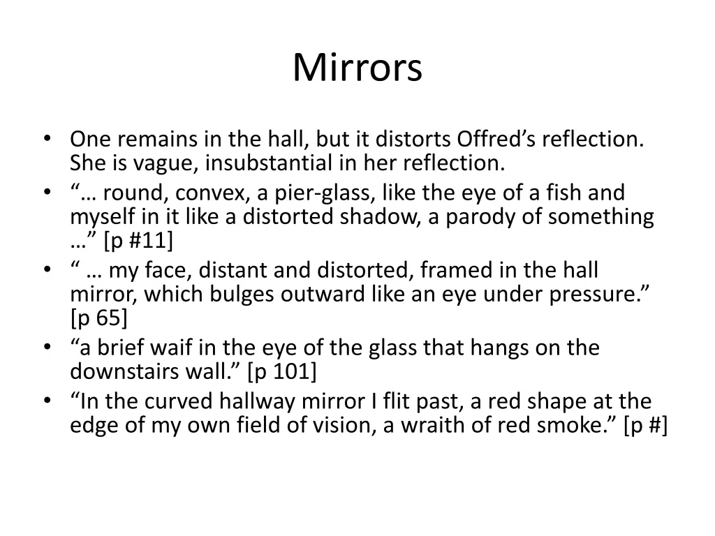 mirrors 1