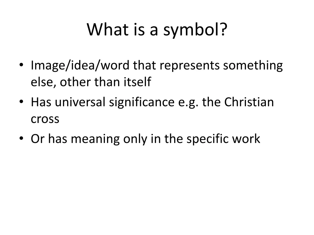 what is a symbol