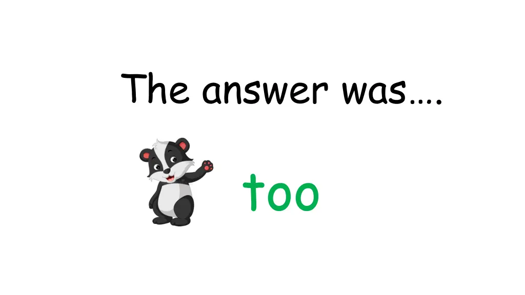 the answer was 8