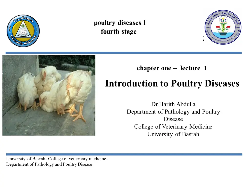 poultry diseases 1 fourth stage