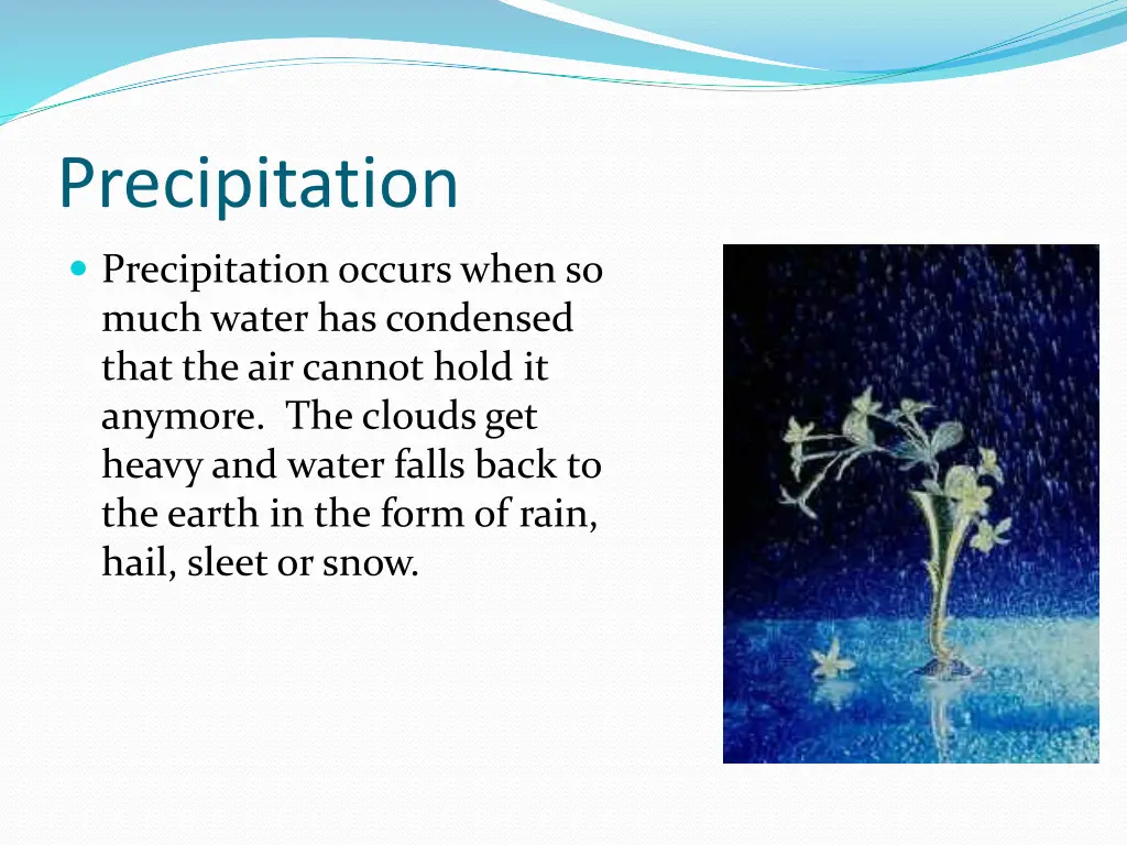 precipitation