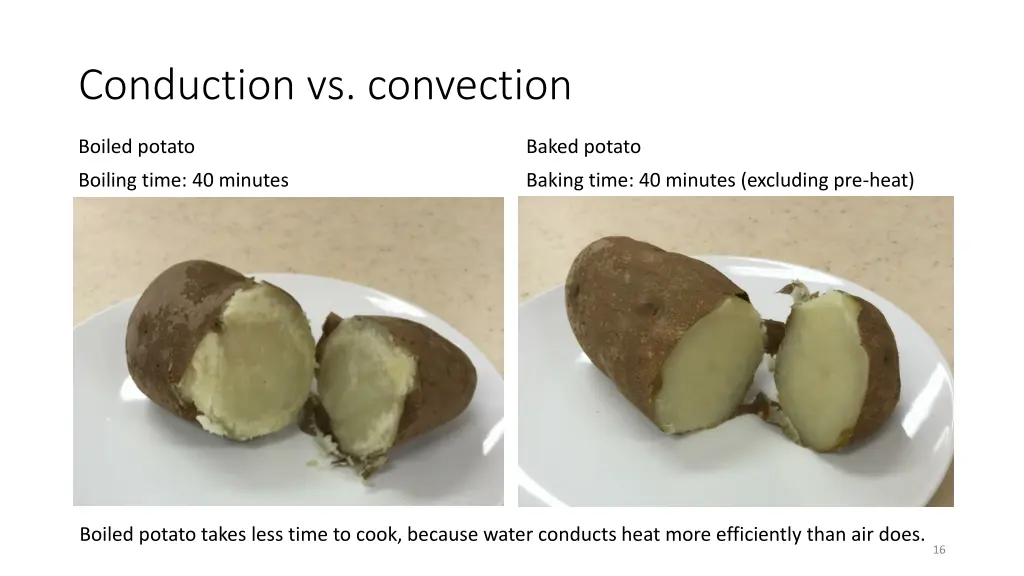 conduction vs convection