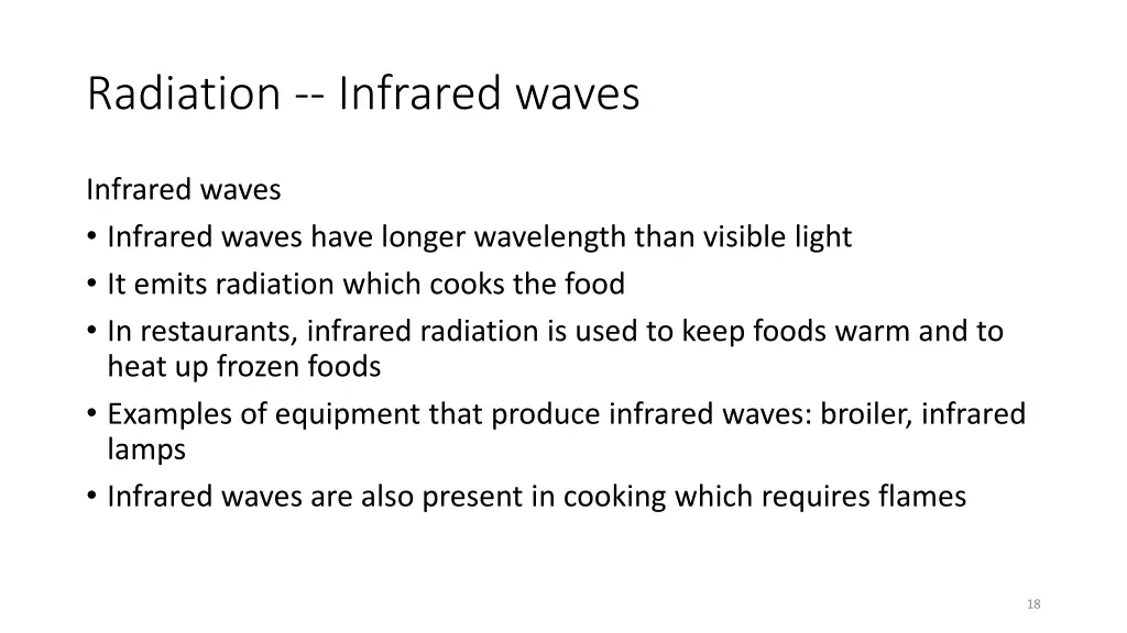 radiation infrared waves