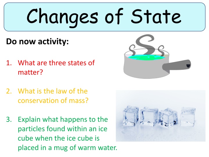 changes of state