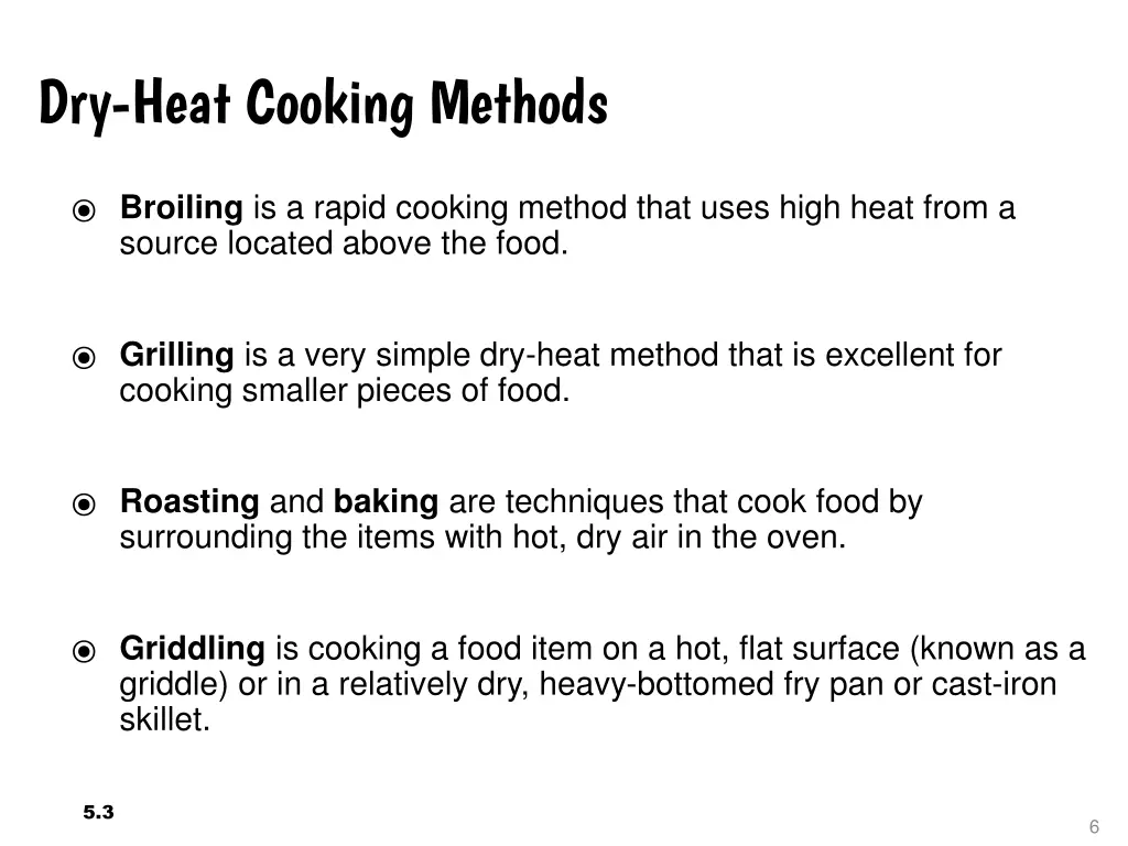 dry heat cooking methods 1