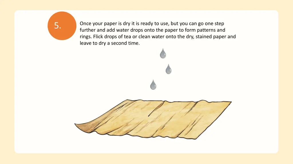 once your paper is dry it is ready