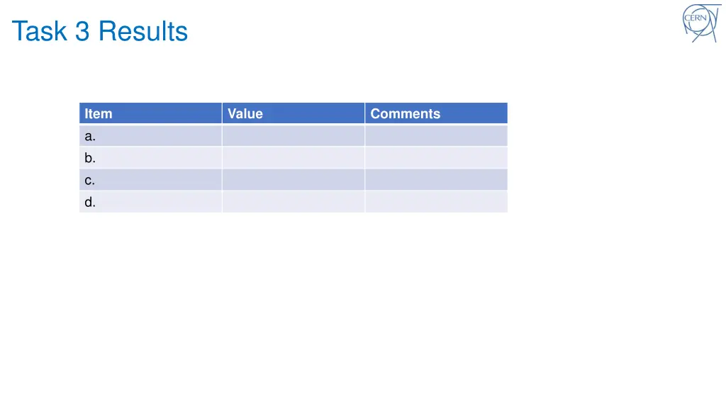 task 3 results