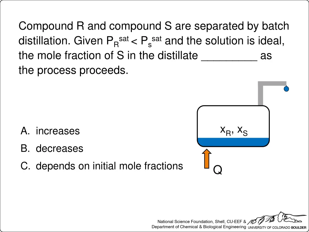 compound r and compound s are separated by batch