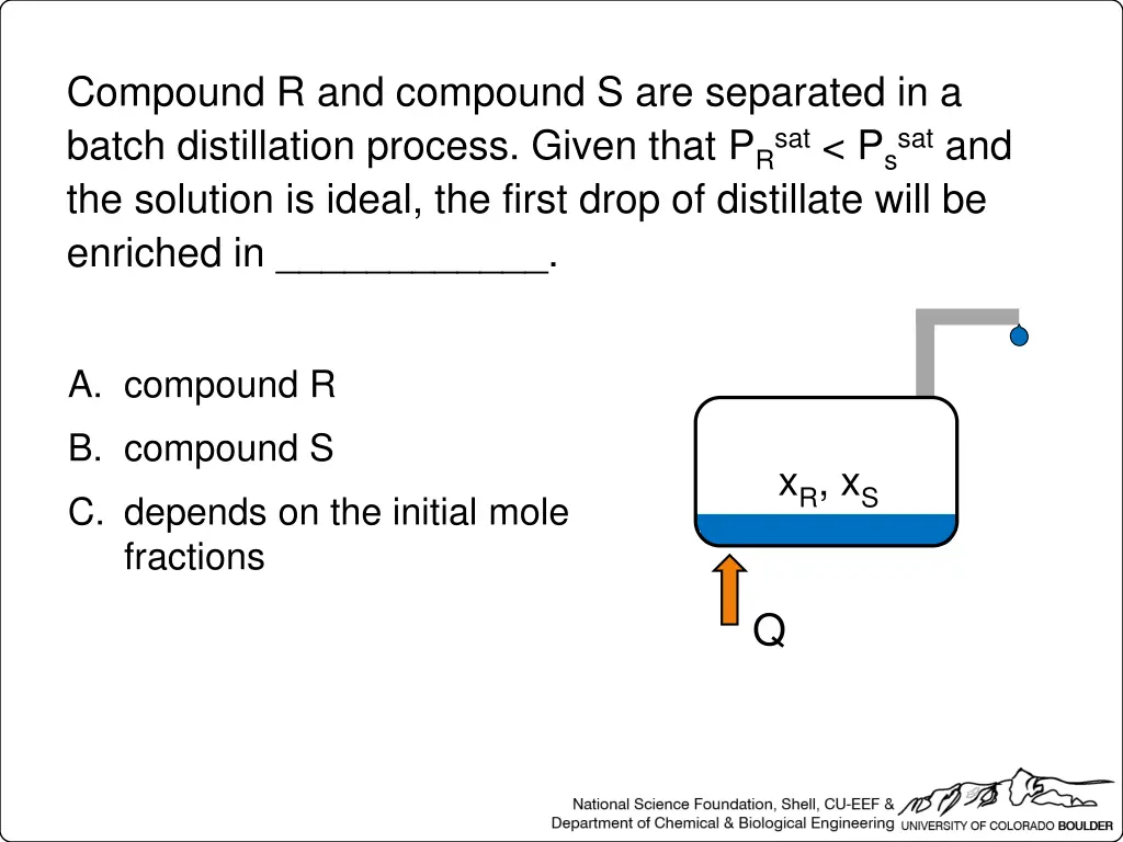 compound r and compound s are separated