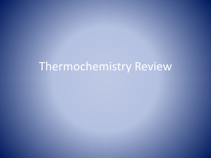 thermochemistry review