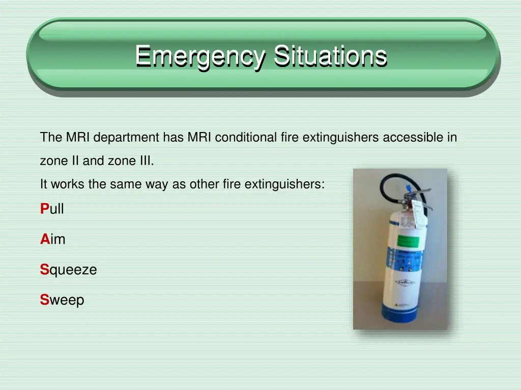 emergency situations 1